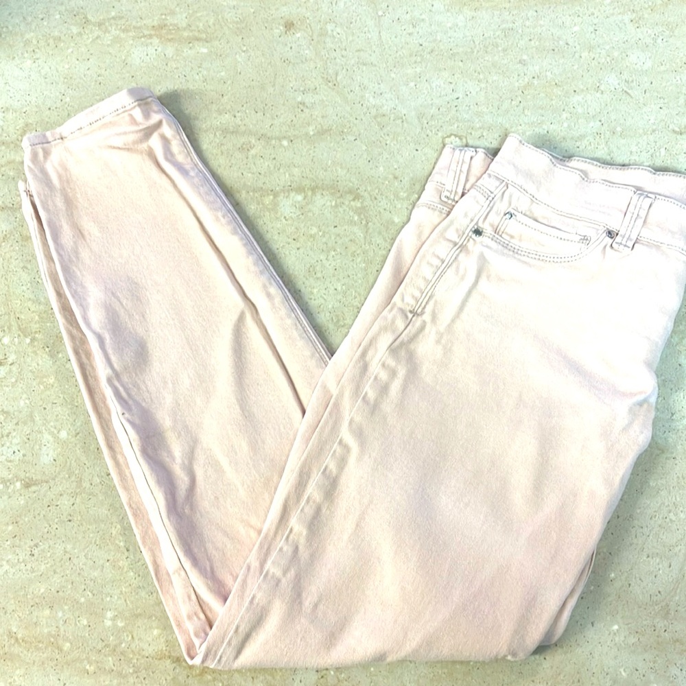 Pink White House Black Market Stretch Skinny Jeans